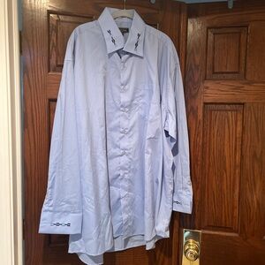 slim fit dress slacks Mens Fashion Dress Shirts and Ties Mint Colorful Men's Dress Shirt — MensUSA main image 1